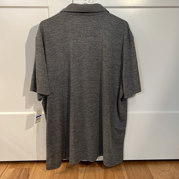 NWT! Haggar Polo Shirt. Short Sleeve. Grey. - Picture 2 of 8